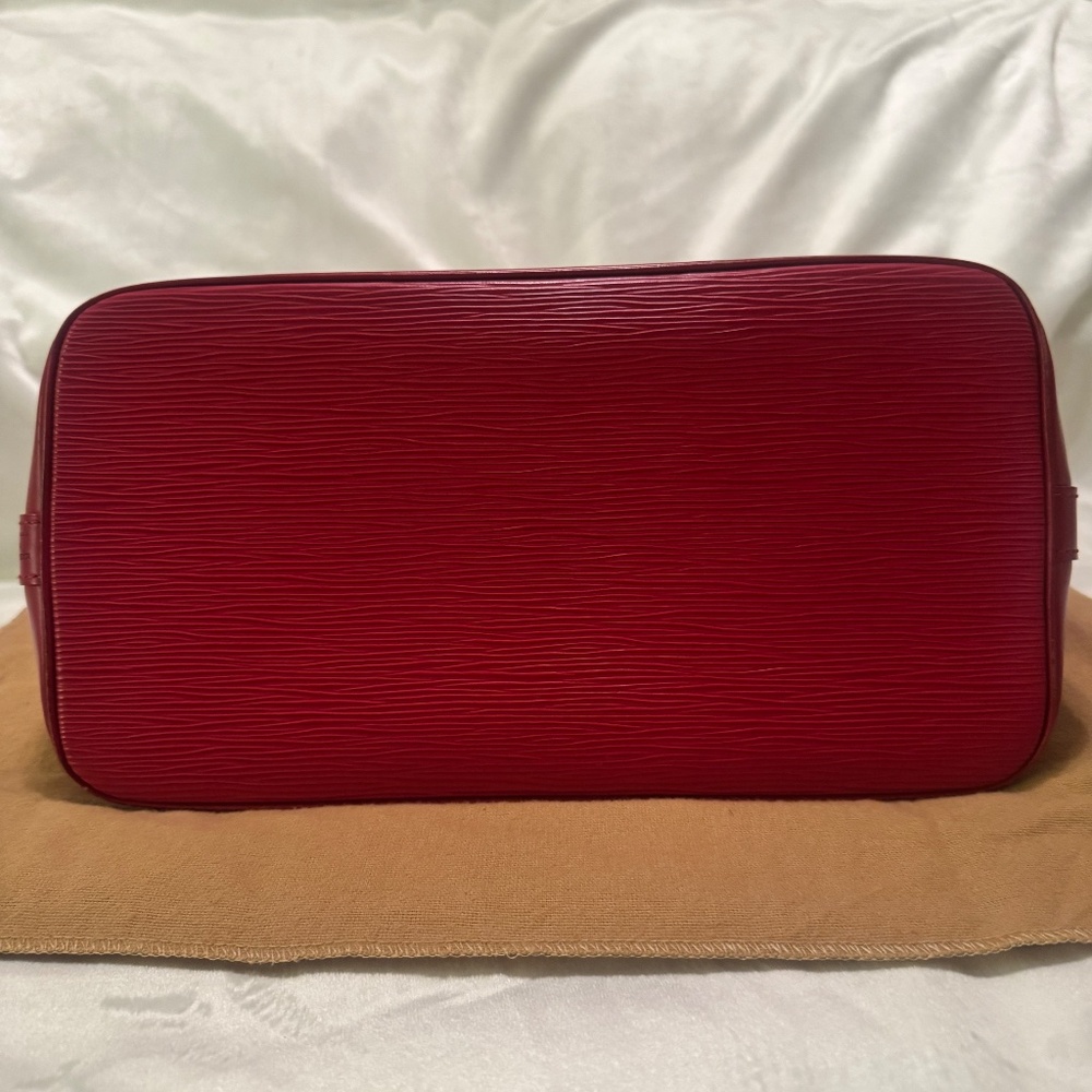 LOUIS VUITTON ALMA EPI LEATHER HANDBAG - Picture 8 of 9